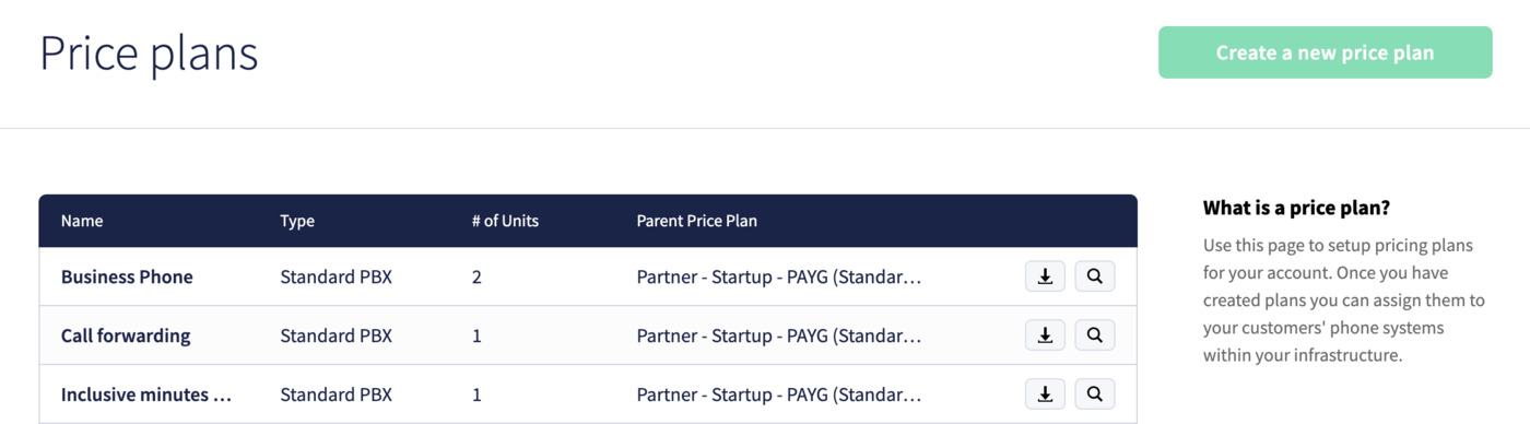 Reseller price plans