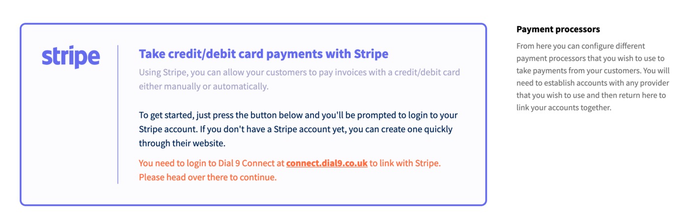 Stripe payments
