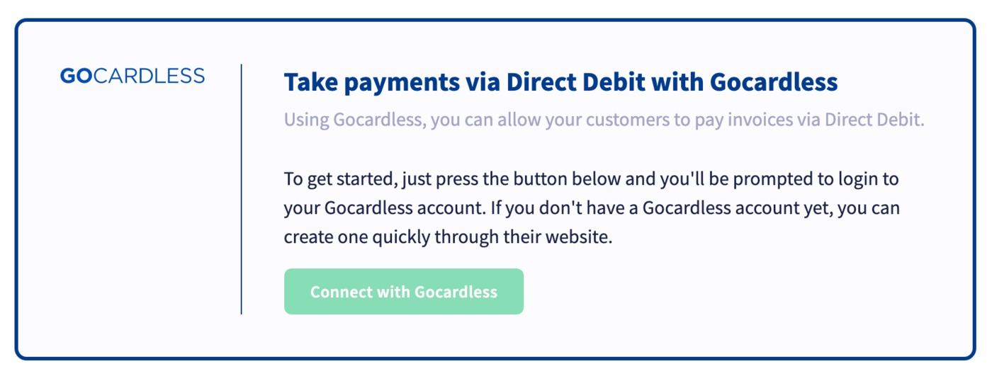 GoCardless Connect